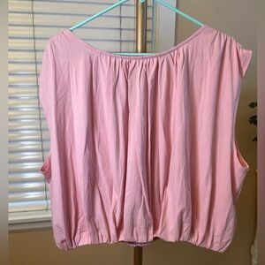 NWT Anthropologie Soft Pink Blouse xl